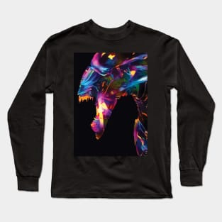 Neon Alien Long Sleeve T-Shirt